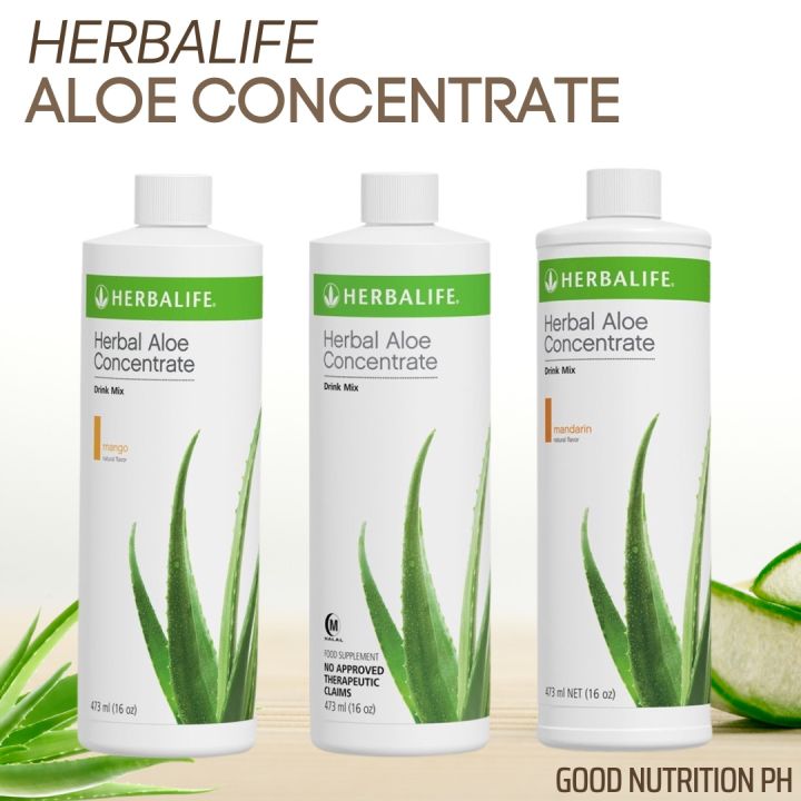 Herbalife Aloe Concentrate 473 ml (Available in Original, Mango