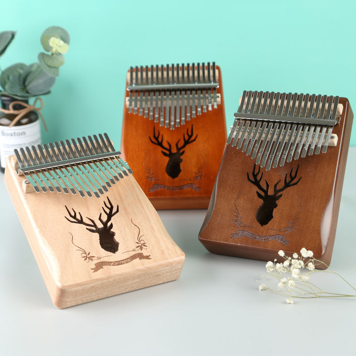 Box Instrument Finger Thumb Piano 21 Tone Electricity Box Finger Piano Birthday Festival Gift ...