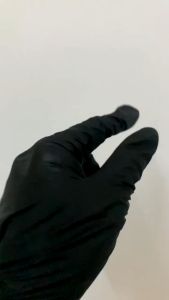 sarung tangan karet nitrile tebal tanpa bedak anti alergi 1 pcs
