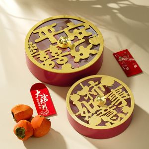 DEMING | Chinese Style Dry Fruit Storage Tray for Living Room Coffee Table