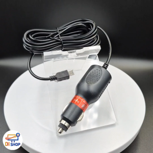 สายชาร์จกล้องติดรถยนต์ และ GPS 2A ยาว 3.3 เมตร (สีดํา)