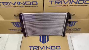 RADIATOR ASSY CHEVROLET AVEO 2009 2011 MT MANUAL TRANSMISI MERK TRIVINDO