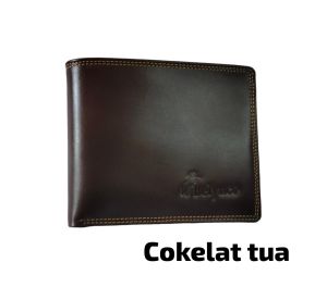 Dompet Pria Kulit Sapi 100% Premium | Dompet Pria Lipat Pendek Kulit Sapi Berkualitas