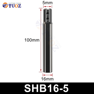 TUOZ SHB SHB12 16 20 25 -3 4 5 6 7 8 10 12 16 20mm Small Tungsten Steel Boring Tool Holder Small Diameter Holder Cutting Bracket