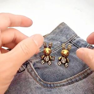 เข็มขัดเอวกระต่าย ไม่มีเล็บกระโปรง ปรับได้ กางเกงยีนส์ สวยงามมันต์ ราคาถูกต้อง