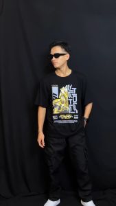 Tshirt Oversized - Golden Parahon Reflektif- Esport Series
