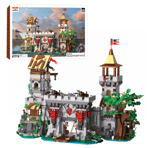 2568PCS Holy Spirit Knight’s Fortress Building Blocks MOC Medieval Castle Model Splicing Assembly Brick Puzzle Toys Adults Gift
