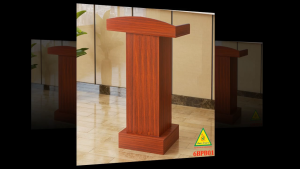 Bục phát biểu gỗ MDF 6BPB01- VĐ Smart Furrniture NỘI THẤT LẮP RÁP VIENDONGADV