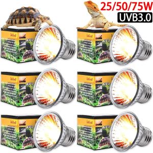 Đèn cách nhiệt uvb3.0 đèn sưởi cho thú cưng 25/50/75W Đèn Lưỡng Cư nuôi gà con thích hợp cho gia cầm vật nuôi nuôi nuôi gà con bò sát rùa đèn động vật