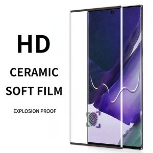 Samsung Galaxy S20 21 22 23 24Ultra S8 S9 S10 S20 Plus Note 8 9 10 20 Plus HD Flexible Ceramic Tempered Glass Screen Protector