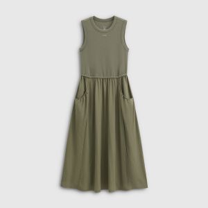 Gap | Logo Embroidered Tailored Sleeveless Dress