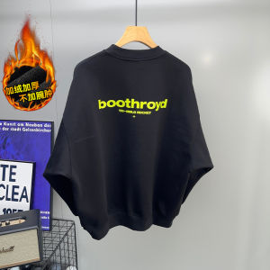 Áo Hoodie In Hoa Chữ Cái Cổ Điển Thương Hiệu Sành Điệu Kiểu Mỹ Áo Chui Đầu Dài Tay Hình Rộng Oversize Sành Điệu Trong Nước Mùa Thu Cho Nam