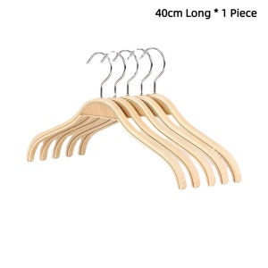 petiteWood Clothes Hangers Non Slip Sturdy Hooks Smooth Edge Design for Suit Coat Pant Closet Daily Organization Useaccessories