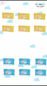 (ECERAN) Pure BB Hand & Mouth Baby Wipes 60s