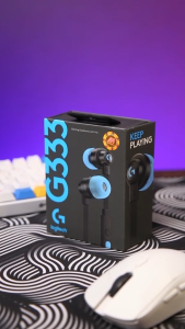 Logitech G333 Gaming Headset – Earphone Ideal Buat Gamer Mobile & PC Dual Driver Audio