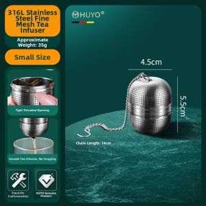 HUYO | Stainless Steel 316L Tea Strainer