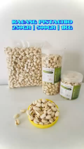 KACANG PISTACHIO 500gr Pistasio Salted 500 gram Pista Roasted Panggang Matang Fustuk Ketawa Arab