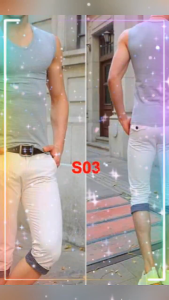 [Hot Sale] áo ba lỗ nam cổ tim dáng body chất 100% cotton đẹp nhiều màu thời trang