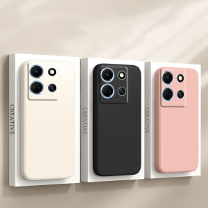 Konsmart vỏ 2023 mới Infinix Note 30 4G 5g note30pro Ốp điện thoại cầm tay mềm cảm giác da 30vip Infinix note30 Pro màu đơn giản Ốp điện thoại Silicon TPU