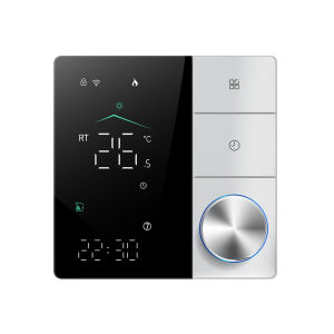 WIF ZigBee Heating คอนโทรลเลอร์ตัวควบคุมอุณหภูมิทำความร้อนภายในบ้านวาล์วทำความร้อนพลังงานไฟฟ้าสูง