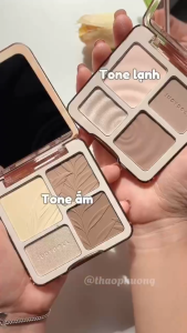 Bảng Phấn Tạo Khối JUDYDOLL 9g Lâu Trôi Lên Chuẩn Tự Nhiên Mịn Màng Hiệu Ứng 3D Bắt Sáng Màu Bóng 4 Trong 1