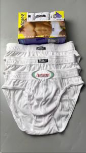 AGREE - Celana Dalam Pria Dewasa Warna Putih Karet Dalam Bahan Adem CD-8001