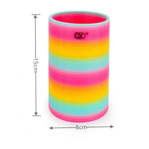 Expansion Rainbow Circle Fun Magic Toy Early Development Education Folding Plastic Spring Coil Childrens Creative Decomposition