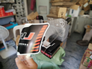HNJ LENS AND LOCK MECHANISM FOR A4-006 HALF FACE HELMET