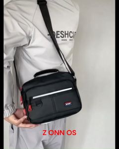 Mens and womens waterproof horizontal shoulder messenger bag wear-resistant fashion vertical small backpack business travel portable versatile leisure