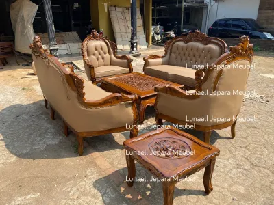 COD kursi sofa jati klasik MURAH