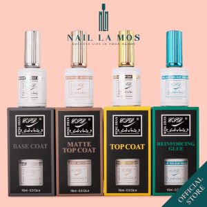 Base top cứng móng CSD bóng lì chính hãng 15ml - Sơn gel liên kết móng nail Ming Shan cao cấp bóng bền