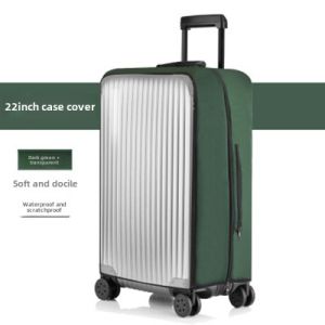 Transparent Suitcase Protector Unpacking Detachable-Free Elastic Suitcase Protective Cover Thickened Waterproof/24/28-Inch Dust Cover