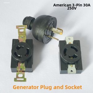 Anti-fall Generator Plug 220V Three-prong Socket