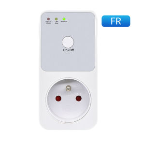 Voltage protector Digital LCD Display Circuit Overload Current Limit Voltage Protection Plug Switch EU UK US FR Plug
