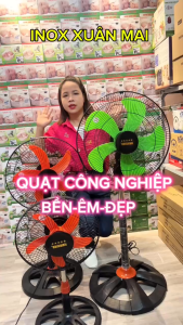 Quạt đứng động cơ mạ đồng cao cấp Hanvina - Inox Xuân Mai