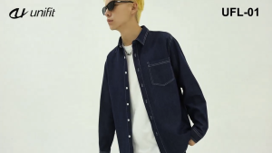 UNIFIT Retro Washed Polo Long Sleeve For Men And Women High Quality Polo Long Sleeve Jacket Menswear Coat Tops Casual Shirts UFL-01