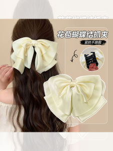 กิ๊บติดผมหางม้าผ้าซาตินสไตล์ฝรั่งเศส สำหรับผู้หญิง ทรงครึ่งหัว ทรงฉลาม ทรงผมแบบใหม่ 2025 กิ๊บติดผมแบบใหม่