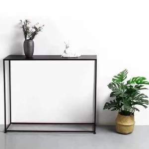 Console Table Iron Nordic Porch Table Narrow Table Jewelry Display Table Living Room View Platform Sofa Rear Shelf Meja Solek Meja Belajar