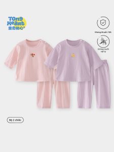TONGLIANCHUXIN | Cotton Breathable Embossed Children Summer Set