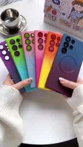 szhaiyu | Soft Phone Case for Samsung S26 S25 Ultra S24 S23 S22 S21 Plus A57 A37 A17 A07 A56 A36 A16 A06 A55 for Magsafe Magnetic Cover