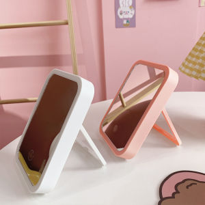 กระจกแต่งหน้า มีไฟ กระจกตั้งโต๊ะ LED แบบสัมผัส ที่นำเข้ามา ไฟไม่เปลี่ยนสี กระจกมีไฟส่องหน้า กระจกไฟ กระจกไฟฟ้า - Lazada