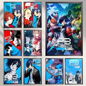 Game P-Persona 3 Poster HD Versatile Waterproof Wall Decor Self Adhesive Perfect for Any Room & Ideal Gift