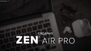 Creative Zen Air Pro True Wireless Bluetooth Earbuds Sweatproof in-Ears Active Noise CancellationAmbient ModeLE Audio