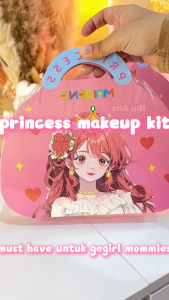Girls Princess Pretend Makeup Toy DIY Princess Cosmetics Kit Kids Dress Up Sticker Nail Art - Birthday Gift 2-12 Age magnets super strong