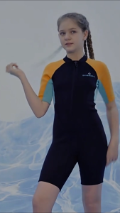 Đồ bơi giữ nhiệt bé gái Dive and Sail size 27kg - 55kg Mẫu tay dài quần ngắn giữ ấm rât tốt