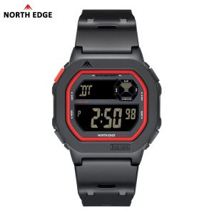 Đồng Hồ Thể Thao Kỹ Thuật Số NORTH EDGE X1 - Nam Nữ Chống Nước 50M Màn Hình Vuông Đồng Hồ Bấm Giờ Báo Động Đếm Ngược Reloj Hombre Dây Đeo Silicon