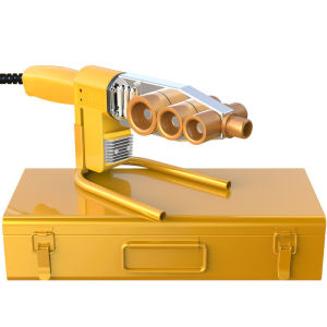 【With Free PPR CUTTER+Iron Case】1000W Big-Tree PPR Fusion Machine 20MM-63MM Heavy Duty Plastic Pipes Welding Machine Kit On Sale Heating Tool Heads Set pipe heater fusion machine For PPR PB PE Plastic Tube PPR