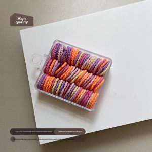 Small Size Elastic Hair Ties for Kids Baby Thumb Knots Girls Hair Bands No Damage to Hair Fashionable Original Design Hair Accessories