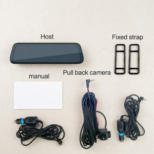 4K WiFi Dual Camera Car Dash Cam Front Rear Streaming Media Recorder 24H Parking Monitor Auto DVR