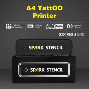 Spark Multi-Size A4 Tattoo Printer HD Line Draft and Portrait Thermal Transfer Machine Portable Stencil Copier Machine Supplies